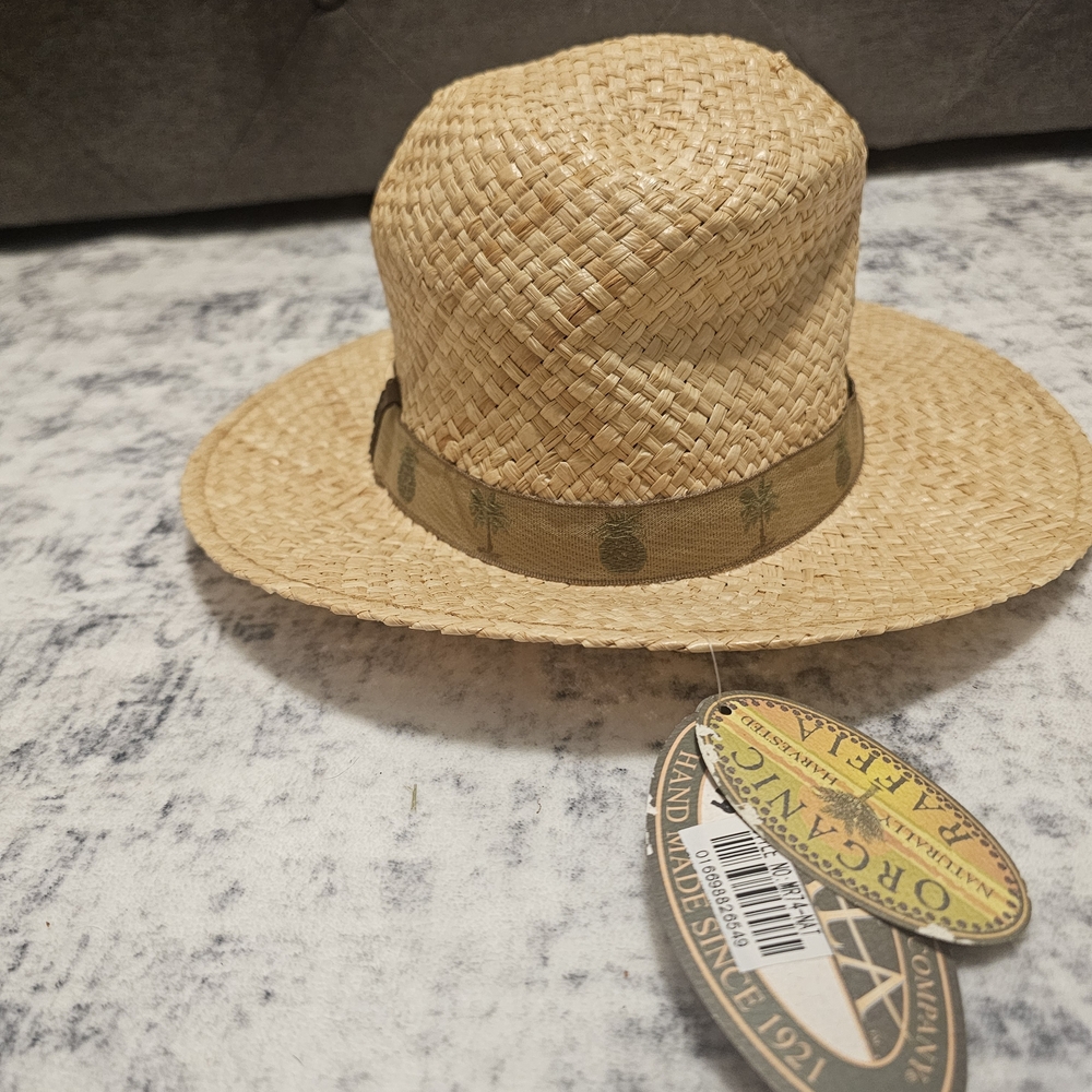 Men's Natural Straw Hat with Pineapple Band